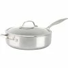Best Pirce 👏 GreenPan Venice Pro Ceramic 5 Qt. Nonstick Covered Saucepan 😀
