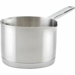 Best Sale 💯 KitchenAid 3-Ply Base Stainless Steel 1.5 Qt. Saucepan With Pour Spouts 🎁