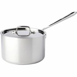Brand new ✨ All-Clad D3 Stainless Steel Saucepan With Lid 🥰