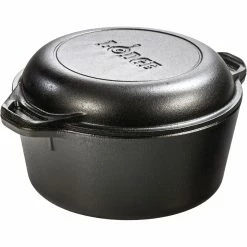 Best deal โ๏ธ Lodge Cast Iron Double Dutch Oven 5 Qt. ๐