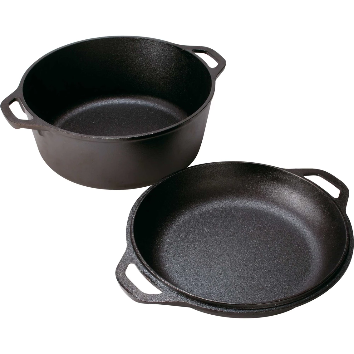 Best deal โ๏ธ Lodge Cast Iron Double Dutch Oven 5 Qt. ๐ - Image 2