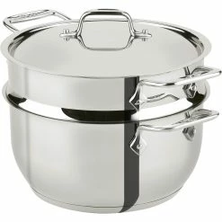 Deals 🧨 All-Clad Stainless Steel 5 Qt. Covered Steamer With Insert 👍