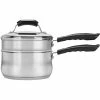 Promo ✨ Range Kleen 3 Qt. Basic Stainless Steel Double Boiler With Insert And Steamer 🎉