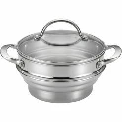 Cheap ✔️ Anolon Classic Stainless Steel Universal Covered Steamer Insert ✔️