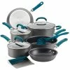 Top 10 🛒 Rachael Ray Create Delicious Hard Anodized Aluminum Nonstick 11 Pc. Cookware Set 🥰