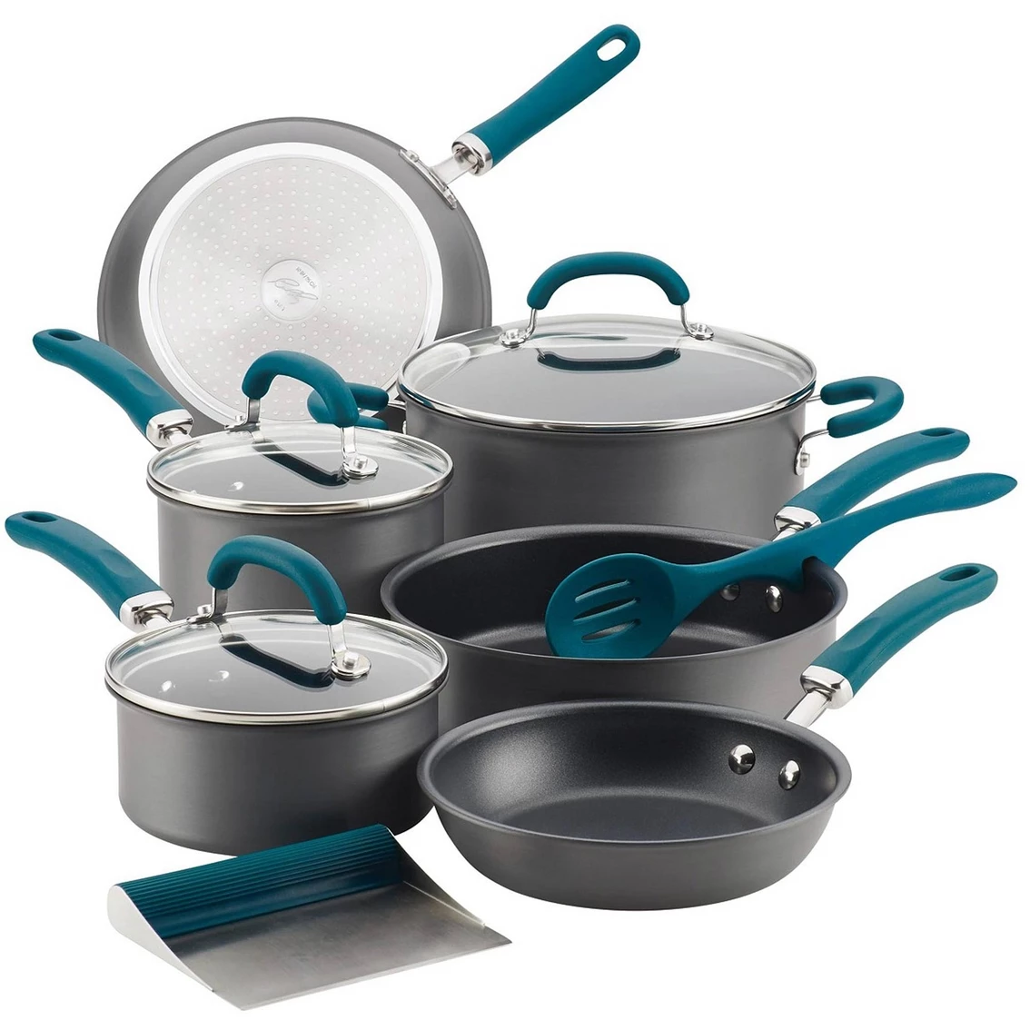 Top 10 🛒 Rachael Ray Create Delicious Hard Anodized Aluminum Nonstick 11 Pc. Cookware Set 🥰
